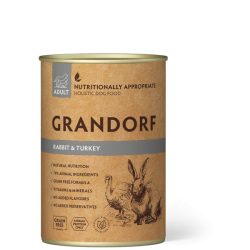   GRANDORF RABBIT AND SWEET POTATO ADULT 400G KONZERV KUTYATÁP