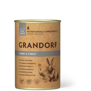 GRANDORF RABBIT AND SWEET POTATO ADULT 400G KONZERV KUTYATÁP