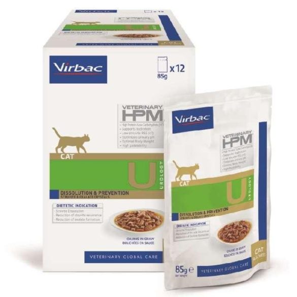 Virbac hpm diet cat urology 2 Dissolution & Prevention U2 85 g