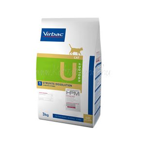 Virbac HPM Diet Cat Urology 1 Struvite Dissolution U1 3 kg