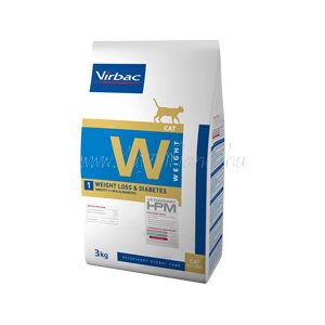 Virbac HPM Diet Cat Weight 1 Loss & Diabetes W1 1,5 kg