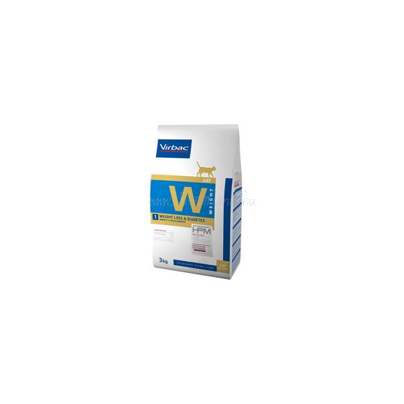 Virbac HPM Diet Cat Weight 1 Loss & Diabetes W1 1,5 kg