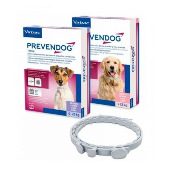 Virbac Prevendog nyakörv szúnyog kullancs s+m 60 cm 2 db