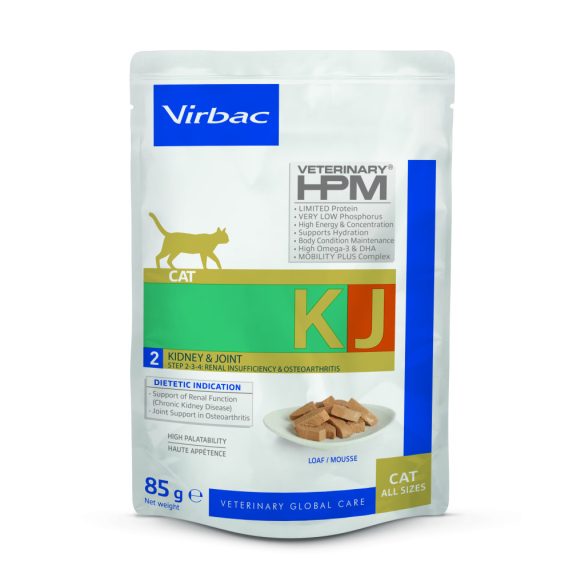 Virbac HPM Diet Cat Kidney & Joint 2 KJ2 85 g