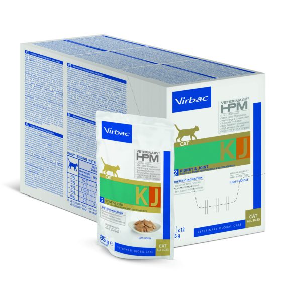 Virbac HPM Diet Cat Kidney & Joint 2  KJ2 14 x 85 g