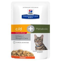 Hill's Feline C/D Stress + Metabolic 12x85g
