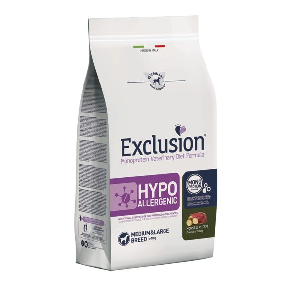 Exclusion Hypoallergenic Horse and Potato Medium & Large 2 kg
