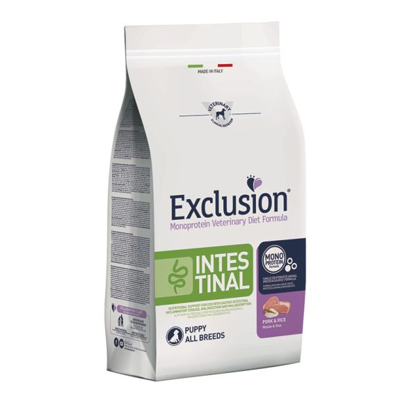 Exclusion Intestinal Pork and Rice Puppy All Breeds 0,8 kg