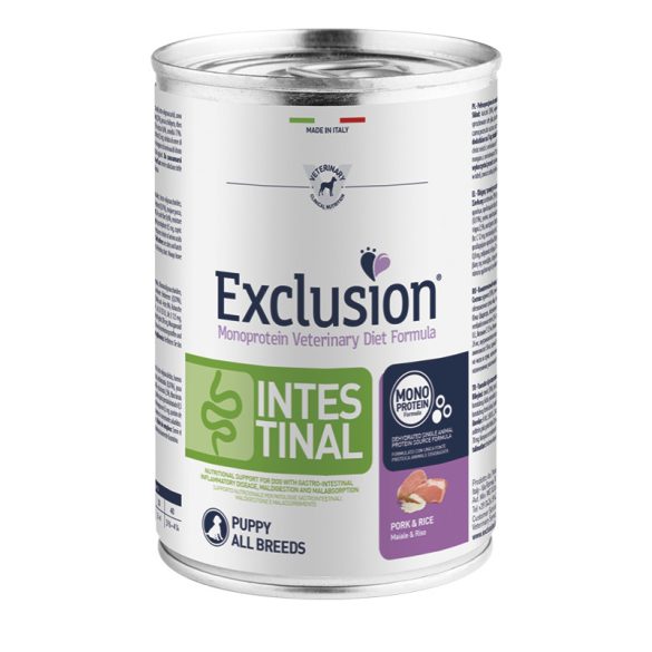 Exclusion Intestinal Puppy Pork and Rice 400 g
