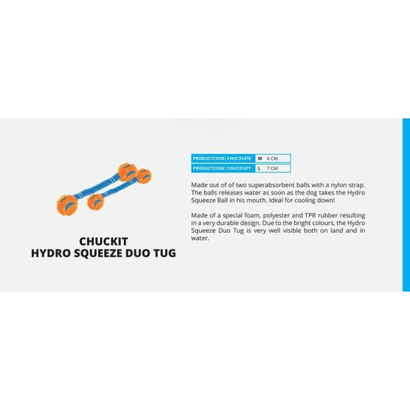Chuckit! Hydro Squeeze Duo Tug M