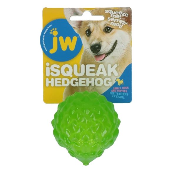 JW PET Hedgehog Squeaky Ball Small
