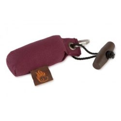 Firedog Mini dummy kulcstartó bordeaux