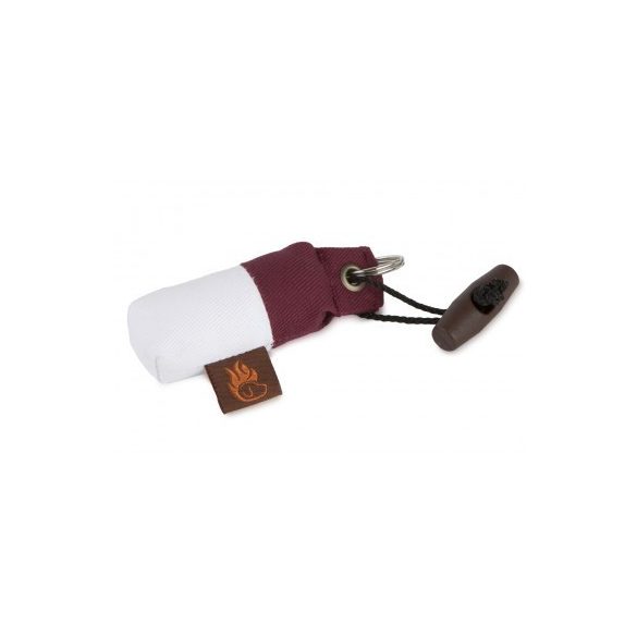 Firedog Mini dummy kulcstartó bordeaux/white