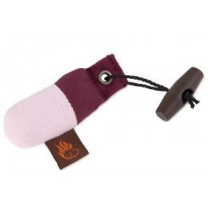 Firedog Mini dummy kulcstartó bordeaux/pink