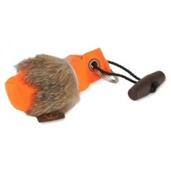   Firedog Mini dummy kulcstartó orange nyúl szőrme rátéttel