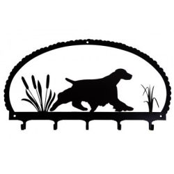 Dog Key Rack Flat Coated Retriever