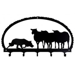 Dog Key Rack Working Border Collie