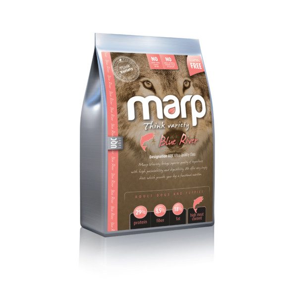 Marp Think Variety – Blue River 12 kg + Ajándék táptartóvödör