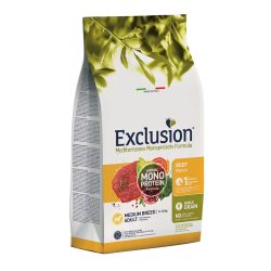   Exclusion Mediterraneo Monoprotein Formula Noble Grain Adult Beef Medium 3 kg