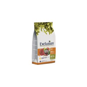 Exclusion Mediterraneo Monoprotein Formula Noble Grain Puppy Beef Medium 3 kg