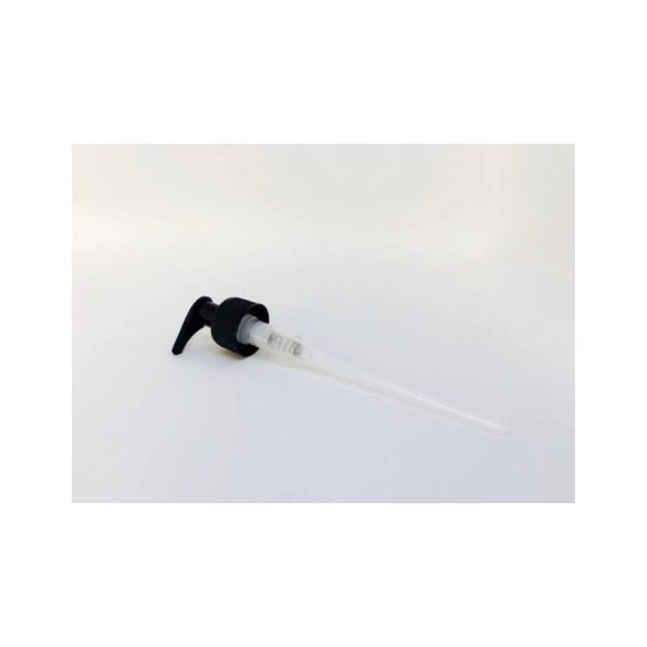 Napvirág Pumpa adagoló, 28mm-es nyakméretű, folyékony szappanos és tusfürdős üveghez, fekete