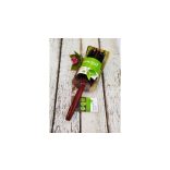 Napvirág Hajkefe hajformázó, fa körkefe, prémium, Donegal vaddisznó sörtével, ergonomikus nyéllel