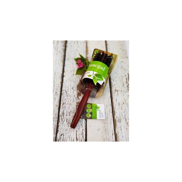 Napvirág Hajkefe hajformázó, fa körkefe, prémium, Donegal vaddisznó sörtével, ergonomikus nyéllel