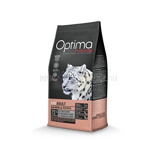 Visán Optimanova Cat Adult Salmon & Potato Grain Free 8 kg