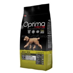 Visán Optimanova Dog Adult Mini Rabbit & Potato kutyatáp 8 kg GABONAMENTES