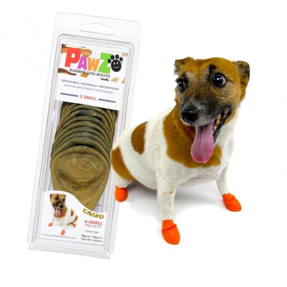 Pawz - Bio kutyacipő XS Camo 12 db