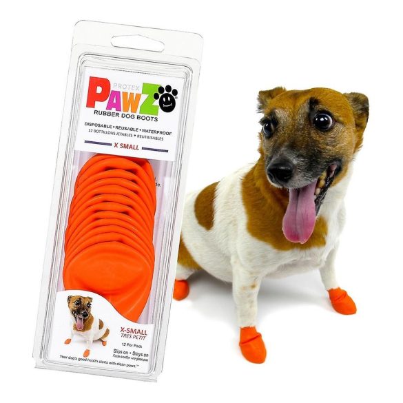 Pawz - Bio kutyacipő XS Narancssárga 12 db