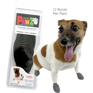 Pawz - Bio kutyacipő XS Fekete 12 db