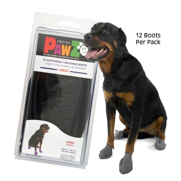 Pawz - Bio kutyacipő XS Fekete 12 db