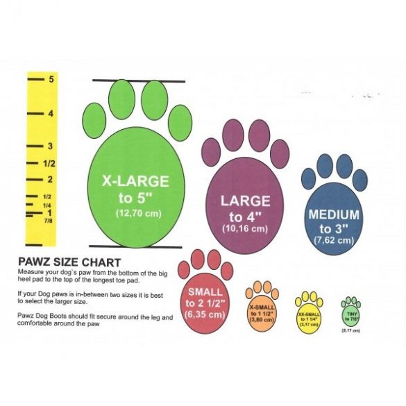 Pawz - Bio kutyacipő S Piros 12 db