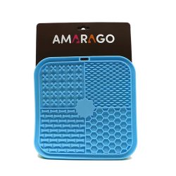   Amarago lick mat square 20x20cm light blue - Négyzet világos kék