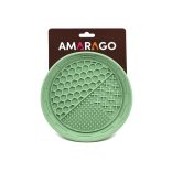 Amarago lick mat round bowl green - Kör zöld