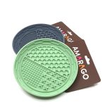 Amarago lick mat round bowl green - Kör zöld