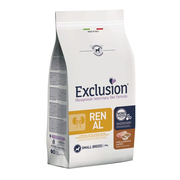 Exclusion Renal Pork & Sorghum and Rice Small 2 kg