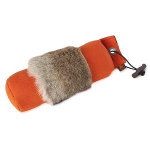 Firedog Standard dummy 500 g orange with rabbit fur