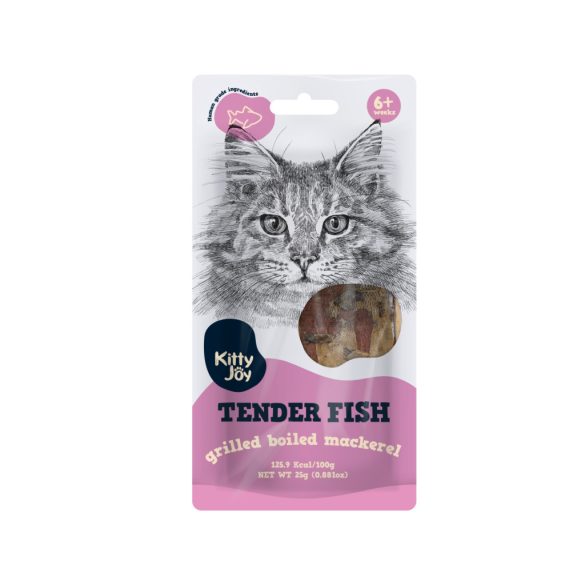 Kitty Joy Tender Fish - Enyhén grillezett, főtt makréla 25 g