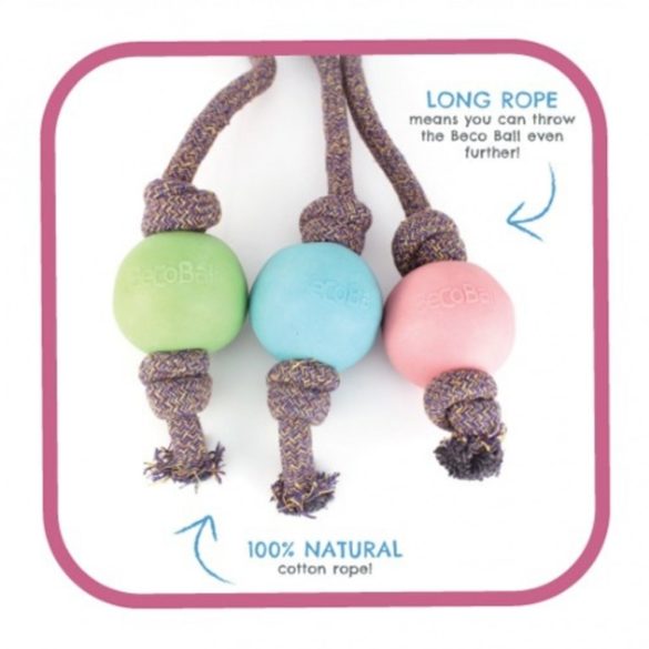 Beco Pets Labda Kötélen L Zöld