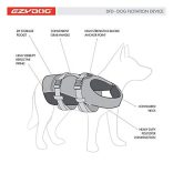 EzyDog DFD Mentőmellény L 43-61 cm Piros