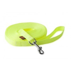 Firedog Nyomkövető póráz 20 mm classic karabíner 10 m neon yellow