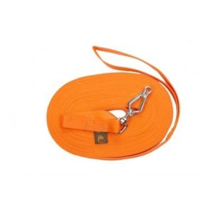 Firedog Nyomkövető póráz 20 mm Gyors karabíner 10 m orange