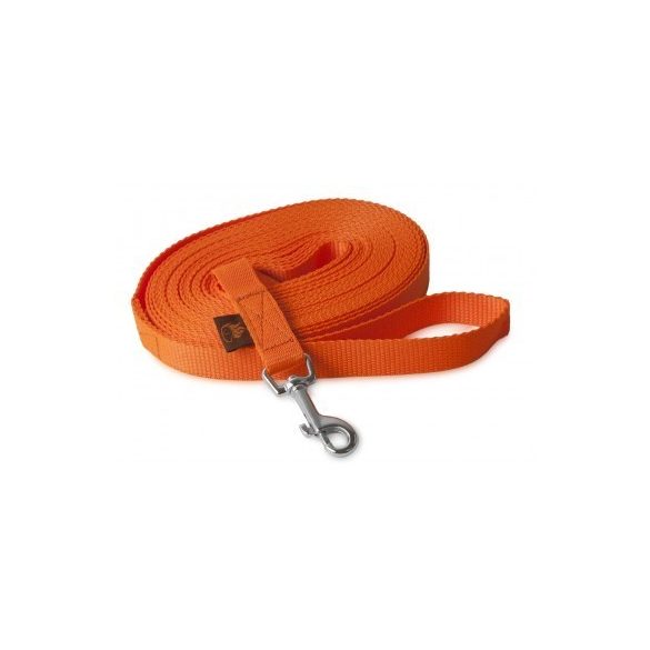 Firedog Nyomkövető póráz 20 mm classic karabíner 15 m orange