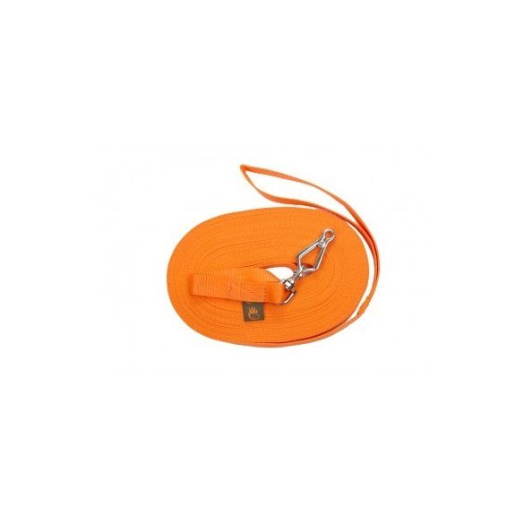 Firedog Nyomkövető póráz 20 mm Gyors karabíner 15 m orange