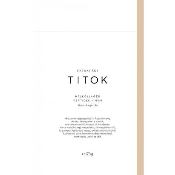 TITOK Halkollagén Peptidek + MSM