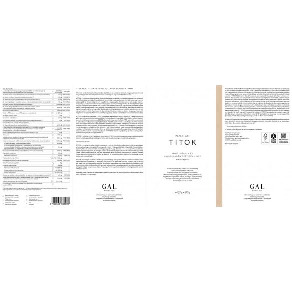 TITOK Multivitamin és Halkollagén Peptidek + MSM