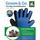 Groom & Go Ötujjas szőreltávolító kesztyű