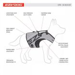EzyDog DFD X2 Boost Mentőmellény L 76-85 cm Rózsaszín